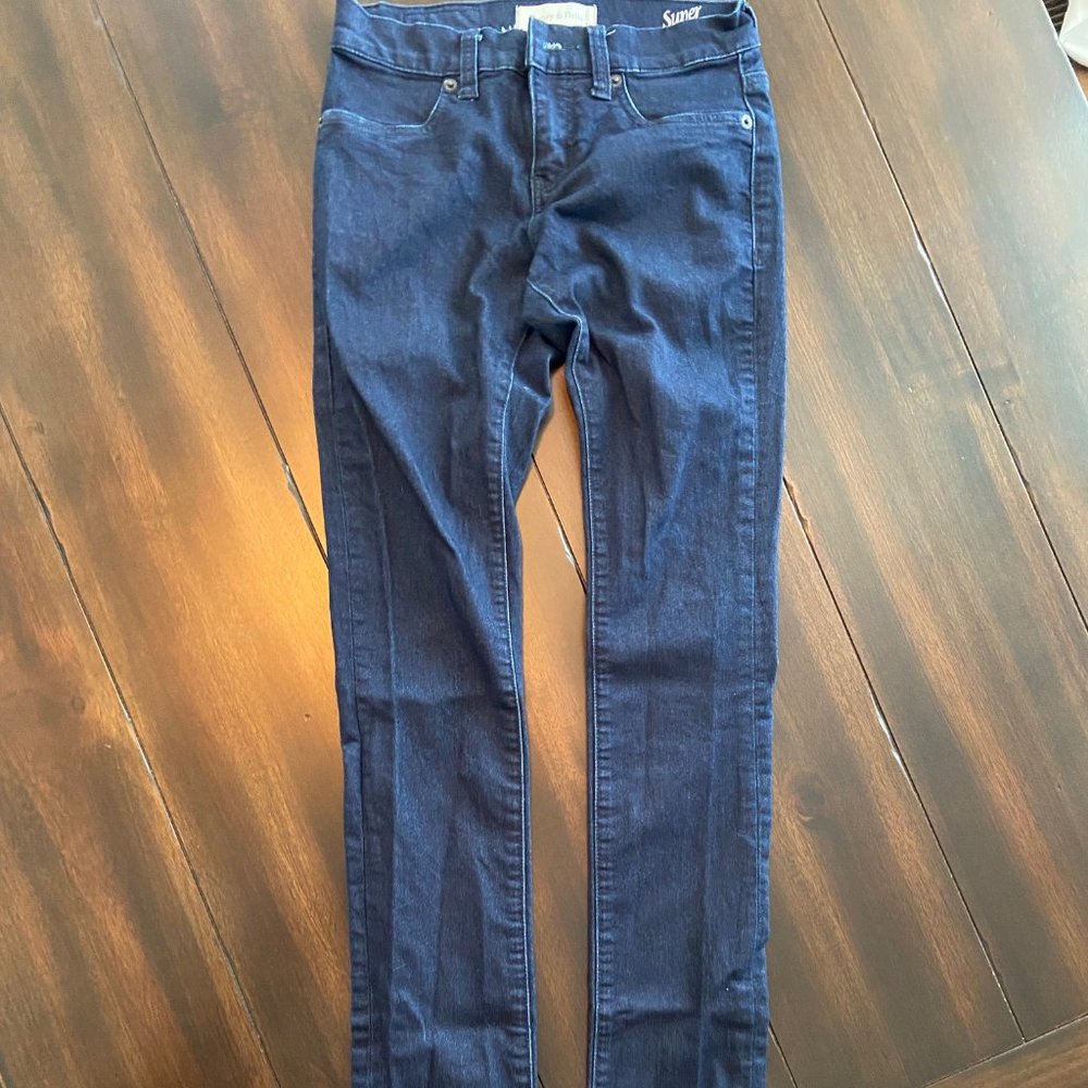 Henry & Belle Super Skinny, Stretch Indigo Mid-Rise Jeans